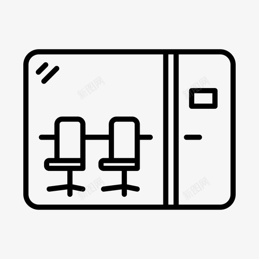 会议室协同工作办公室图标svg_新图网 https://ixintu.com 会议室 办公室 协同工作 协同工作空间