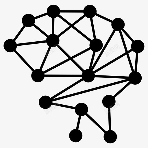 电路人工智能图标svg_新图网 https://ixintu.com 人工智能 电路