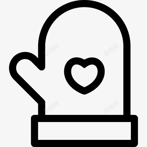连指手套婴儿50岁直系图标svg_新图网 https://ixintu.com 婴儿50岁 直系 连指手套