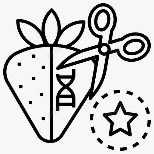 合成生物学遗传转基因图标svg_新图网 https://ixintu.com 合成生物学 改性 未来农业 转基因 遗传