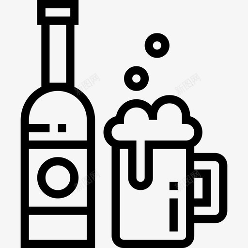 啤酒派对38直系图标svg_新图网 https://ixintu.com 啤酒 派对38 直系