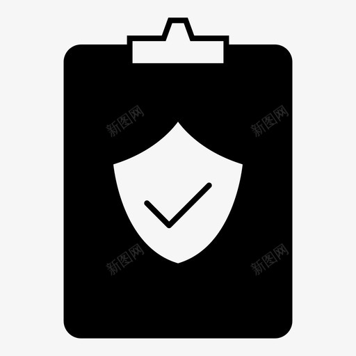 保险保单保护图标svg_新图网 https://ixintu.com 保单 保护 保险 金融
