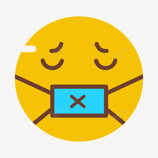 卡通头像表情11svg_新图网 https://ixintu.com 卡通头像表情11 头像 可爱 表情 感冒 生病