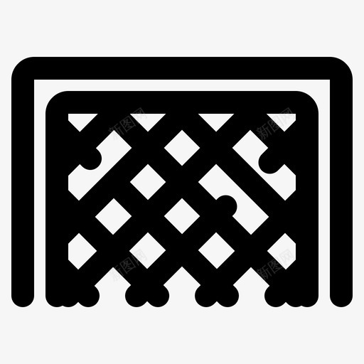 进球足球体育图标svg_新图网 https://ixintu.com 体育 足球 进球