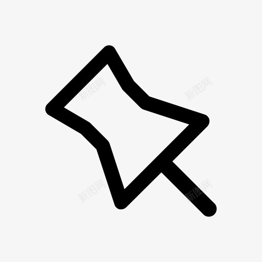 pin公告公告板图标svg_新图网 https://ixintu.com pin 公告 公告板 提醒 用户界面 针