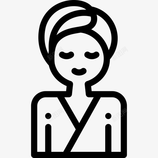 女士水疗和桑拿2直系图标svg_新图网 https://ixintu.com 女士 水疗和桑拿2 直系