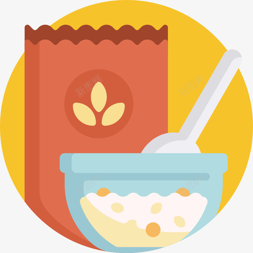 粥食物111平的图标svg_新图网 https://ixintu.com 平的 粥 食物111