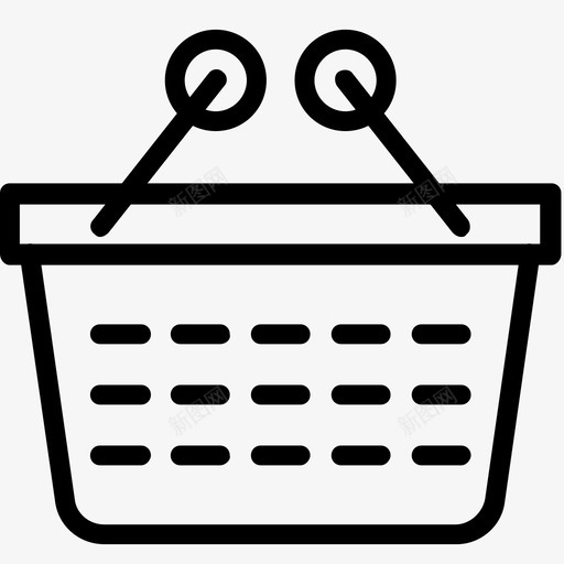 购物筐svg_新图网 https://ixintu.com 购物筐