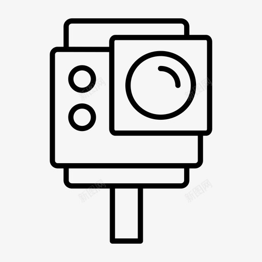 专业动作相机图标svg_新图网 https://ixintu.com 专业 其他 动作 相机