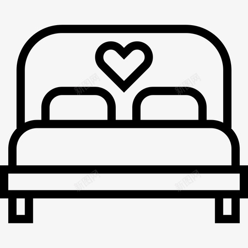卧室婚礼75直系图标svg_新图网 https://ixintu.com 卧室 婚礼75 直系