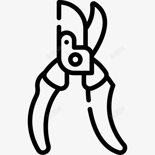 剪刀园艺30直剪图标svg_新图网 https://ixintu.com 剪刀 园艺30 直剪