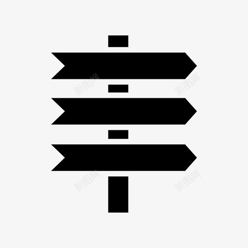 路标标杆标牌图标svg_新图网 https://ixintu.com 标杆 标牌 路标 道路