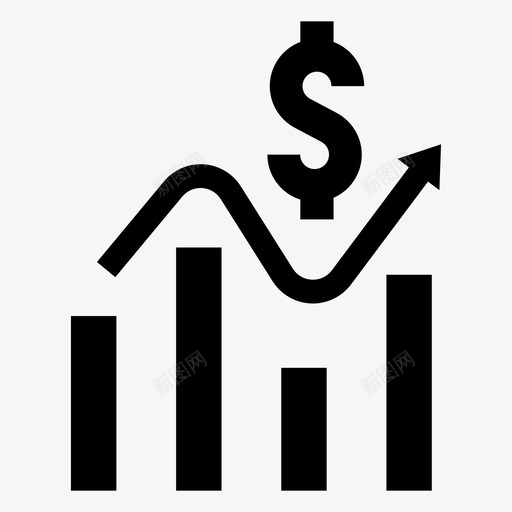 收益分析图表图标svg_新图网 https://ixintu.com 分析 图表 收益 进度