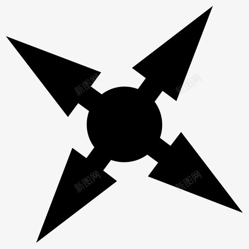 忍者星忍者武器秘密武器图标svg_新图网 https://ixintu.com 忍者星 忍者武器 秘密武器