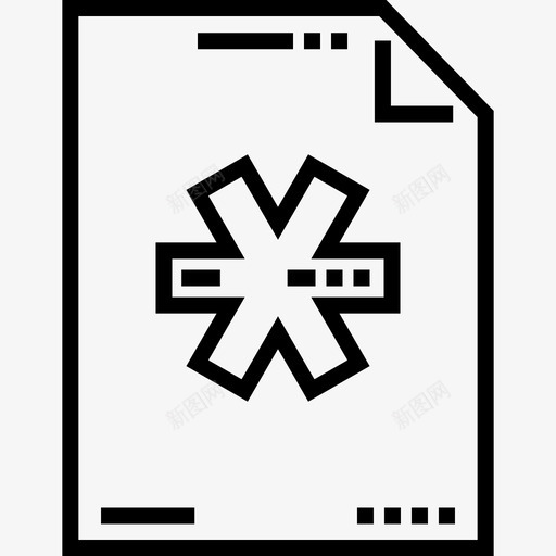 新文件编辑工具17线性图标svg_新图网 https://ixintu.com 新文件 矢量编辑工具17 线性