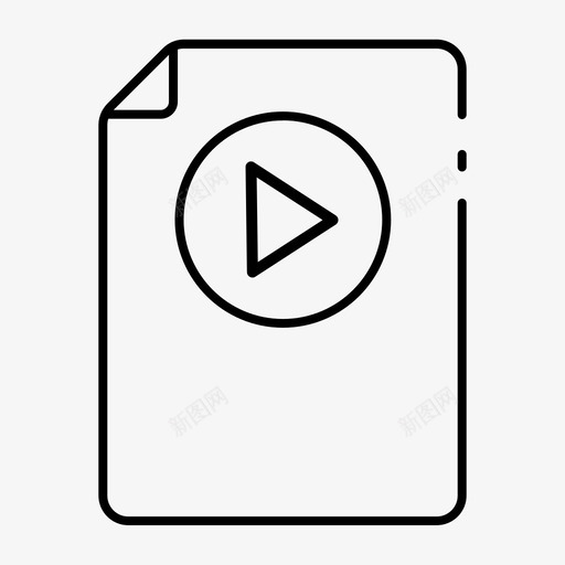 播放按钮圆圈电影图标svg_新图网 https://ixintu.com 圆圈 开始 播放按钮 文件高级 电影 音乐