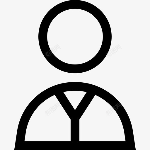 商人商业和金融83直系图标svg_新图网 https://ixintu.com 商业和金融83 商人 直系