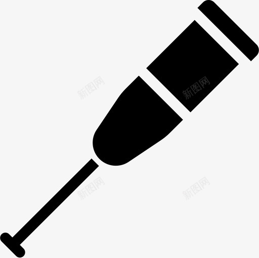 拐杖医用130实心图标svg_新图网 https://ixintu.com 医用130 实心 拐杖