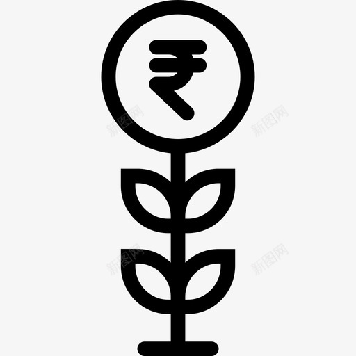 增长银行和金融17线性图标svg_新图网 https://ixintu.com 增长 线性 银行和金融17