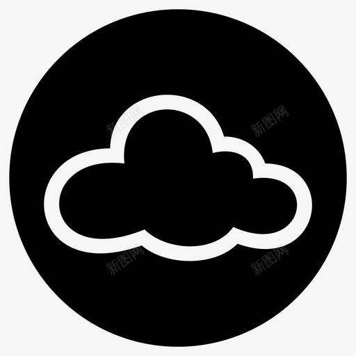 云气候阴天图标svg_新图网 https://ixintu.com 云 天气 天空 气候 阴天