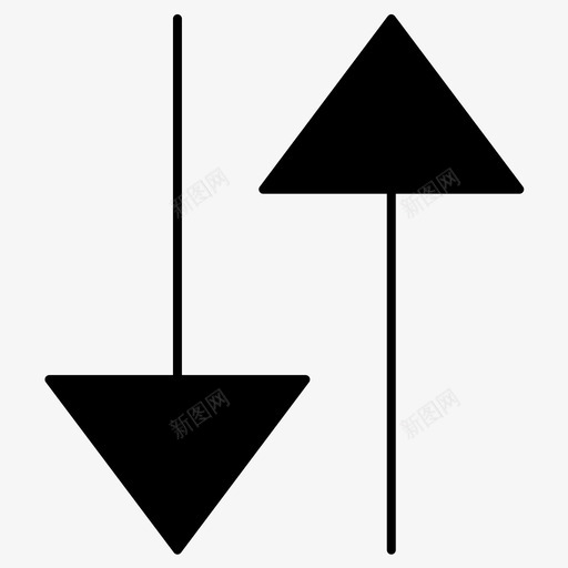 向上箭头向下图标svg_新图网 https://ixintu.com 上下箭头 向上 向下 箭头 转移