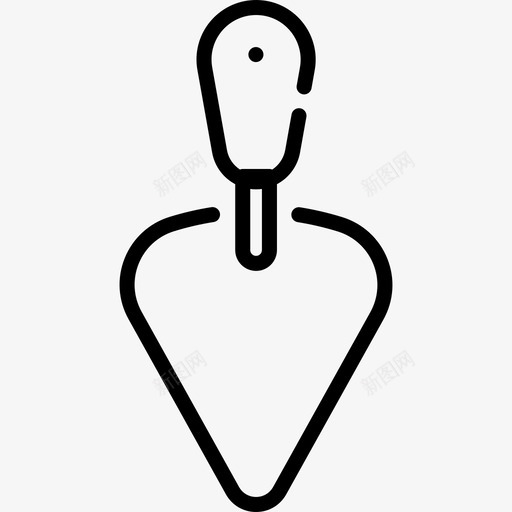 TrowelGardening34线性图标svg_新图网 https://ixintu.com Gardening34 Trowel 线性