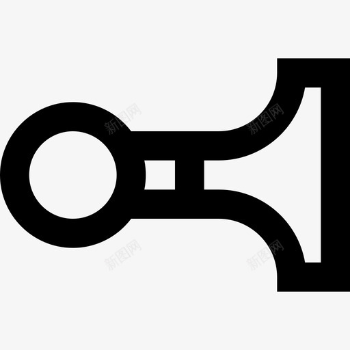 Klaxon3号引擎线性图标svg_新图网 https://ixintu.com 3号引擎 Klaxon 线性
