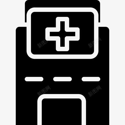 医院医疗130实心图标svg_新图网 https://ixintu.com 医疗130 医院 实心