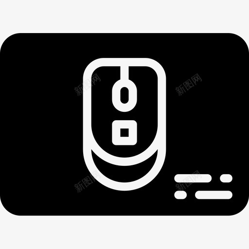 鼠标office91实心图标svg_新图网 https://ixintu.com office91 实心 鼠标