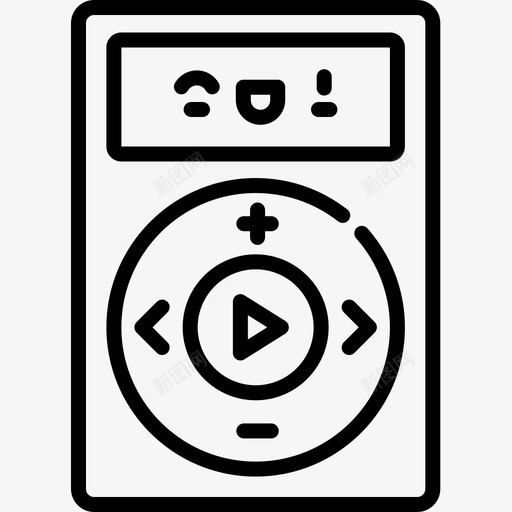Mp3播放器主动生活方式9线性图标svg_新图网 https://ixintu.com Mp3播放器 主动生活方式9 线性
