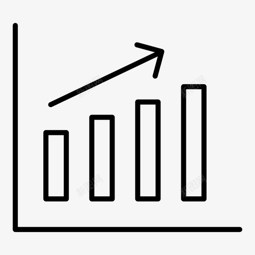 统计增加收入增加销售额图标svg_新图网 https://ixintu.com 增加 增加收入 增加销售额 汇编 统计 趋势