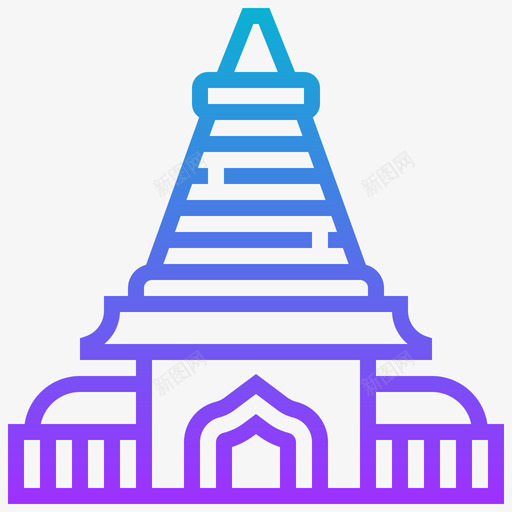 DoiSuthep地标2坡度图标svg_新图网 https://ixintu.com DoiSuthep 地标2 坡度
