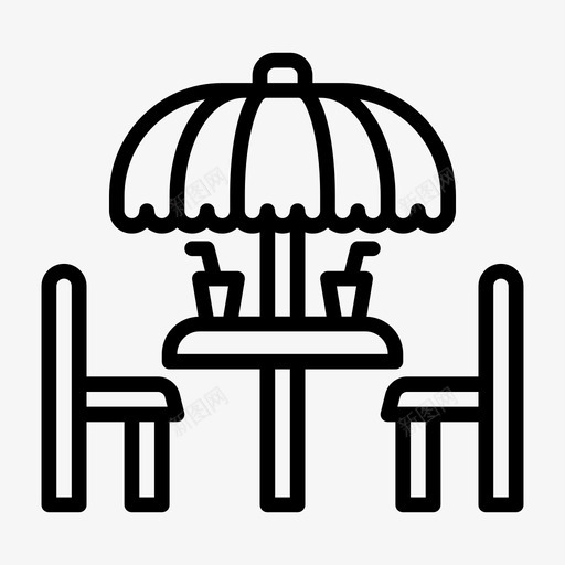 咖啡厅晚餐食物图标svg_新图网 https://ixintu.com 咖啡厅 晚餐 食物 餐厅 餐桌