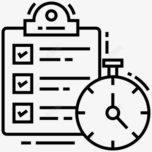项目截止日期业务管理剪贴板图标svg_新图网 https://ixintu.com 业务管理 剪贴板 截止日期 时间限制 目标日期 财务和税务行图标 项目截止日期