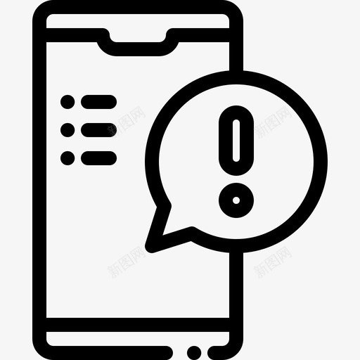 智能手机新闻杂志11线性图标svg_新图网 https://ixintu.com 新闻杂志11 智能手机 线性