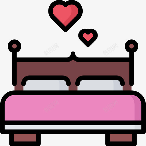 婚礼79号婚礼线性颜色图标svg_新图网 https://ixintu.com 79号婚礼 婚礼 线性颜色