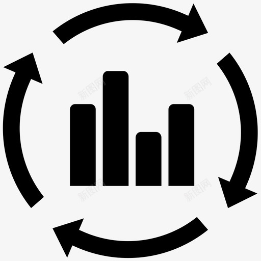 流量统计管理svg_新图网 https://ixintu.com 流量统计管理