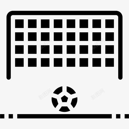 进球足球14号实心图标svg_新图网 https://ixintu.com 实心 足球14号 进球
