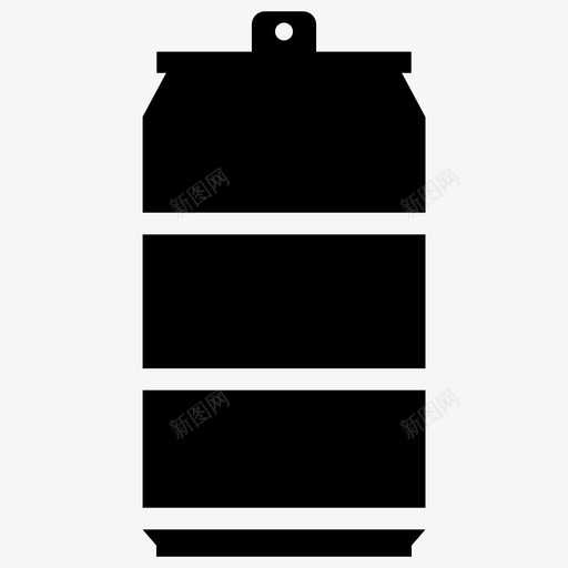 锡包饮料容器罐装饮料图标svg_新图网 https://ixintu.com 包装一次性餐具字形图标 罐装饮料 苏打罐 软饮料 锡包 饮料容器