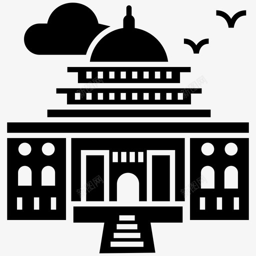 公共场所商业区公共空间图标svg_新图网 https://ixintu.com 休息活动 公共场所 公共基础设施 公共空间 商业区 旅游字形矢量图标