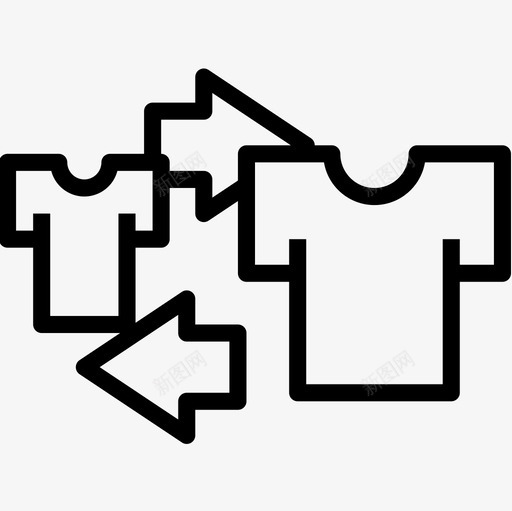 衬衫足球28码直线型图标svg_新图网 https://ixintu.com 直线型 衬衫 足球28码