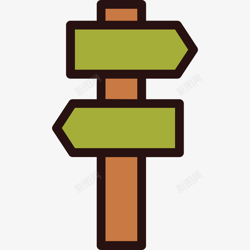 德克萨斯州路标线形颜色图标svg_新图网 https://ixintu.com 德克萨斯州路标 线形颜色