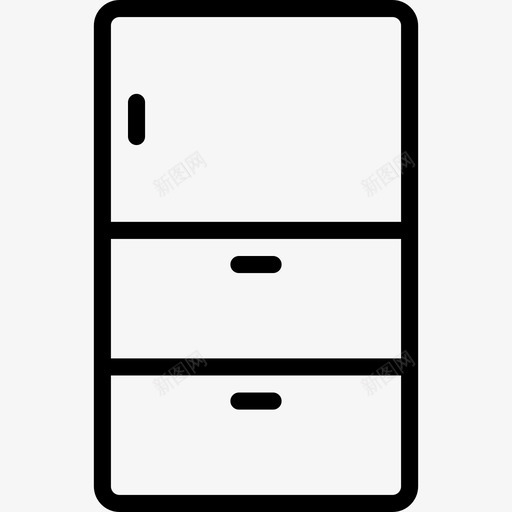 壁橱家具82线性图标svg_新图网 https://ixintu.com 壁橱 家具82 线性