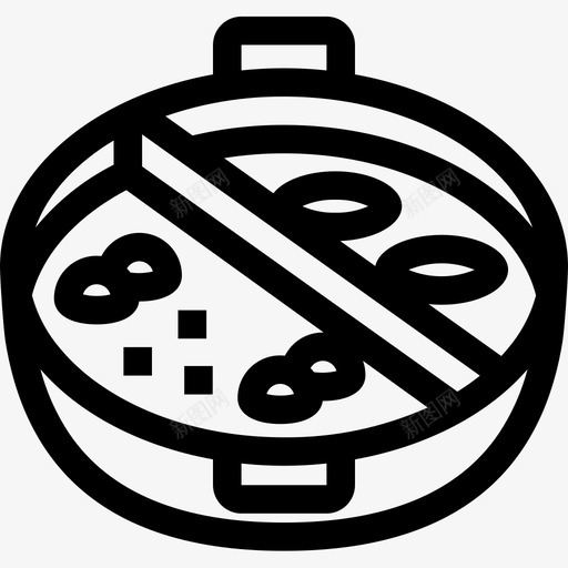 火锅中餐汤图标svg_新图网 https://ixintu.com 中国新年 中餐 冬菜 汤 火锅