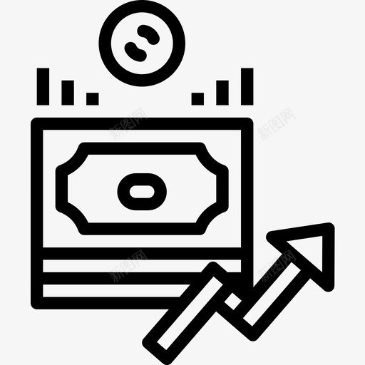 收入业务234线性图标svg_新图网 https://ixintu.com 业务234 收入 线性