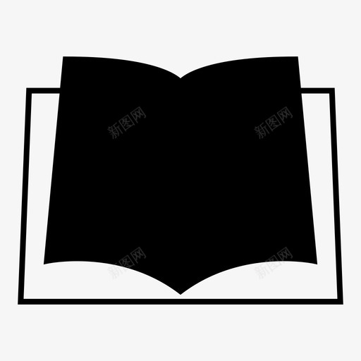 书图书馆开放图标svg_新图网 https://ixintu.com 书 图书馆 学校 开放 课本 阅读