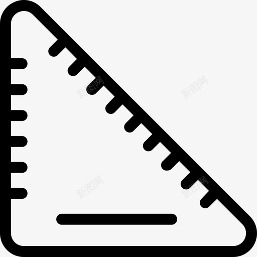 设置正方形测量直尺三角形图标svg_新图网 https://ixintu.com 三角形尺 几何三角形 技术图标 测量 直尺三角形 设置正方形