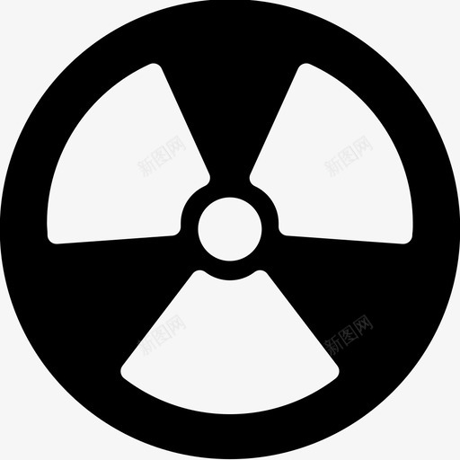 辐射科学61填充图标svg_新图网 https://ixintu.com 填充 科学61 辐射