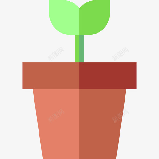 植物园艺35平坦图标svg_新图网 https://ixintu.com 园艺35 平坦 植物