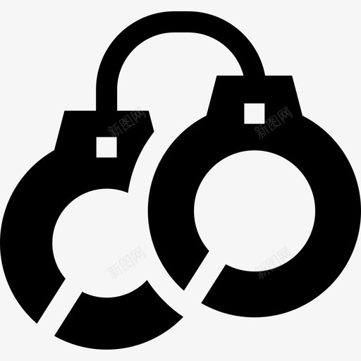 手铐犯罪调查21号装满了图标svg_新图网 https://ixintu.com 手铐 犯罪调查21号 装满了